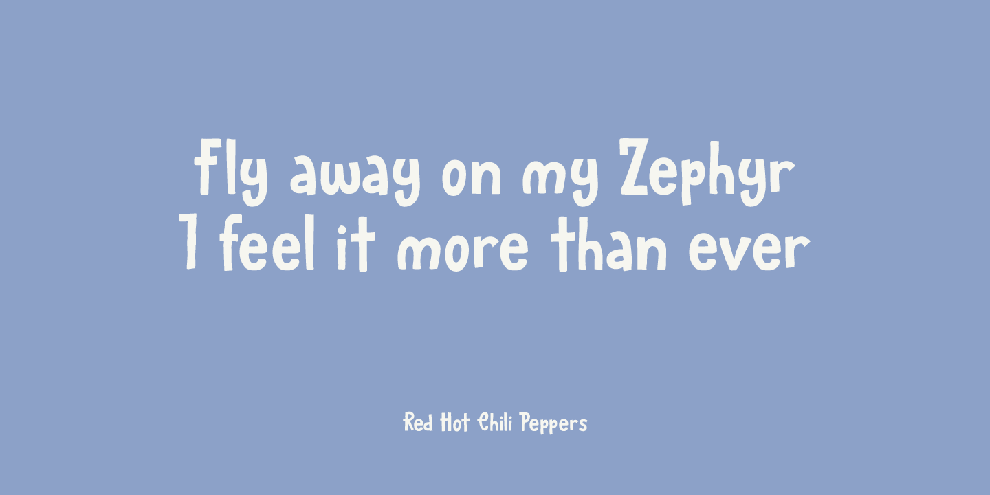 Reluctant Aviator Font Poster #1