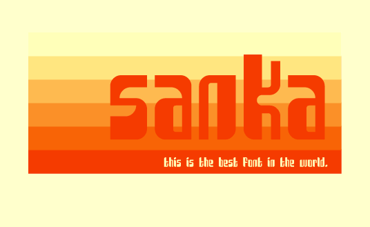 Sanka Font Poster #1