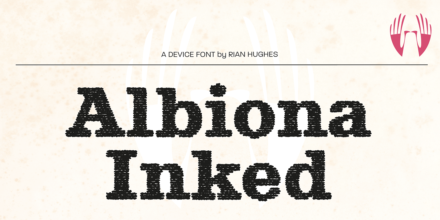 Albiona Inked Font Poster #1