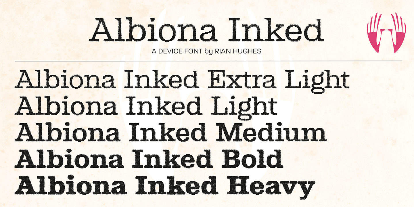 Albiona Inked Font Poster #1