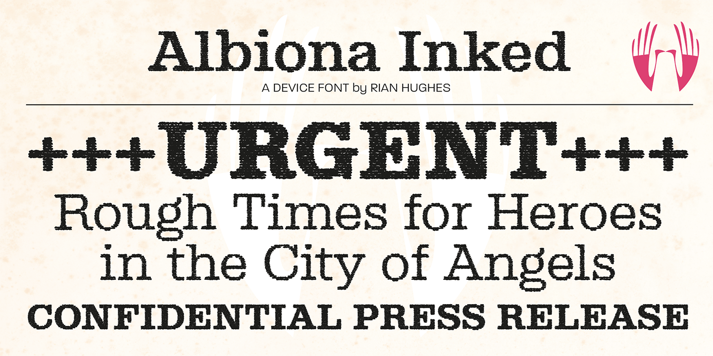 Albiona Inked Font Poster #1