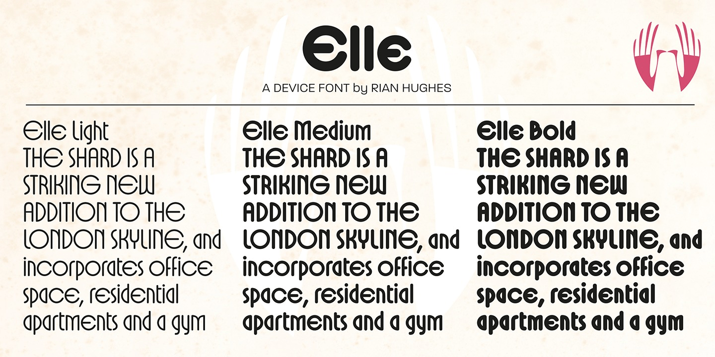 Elle Font Poster #1