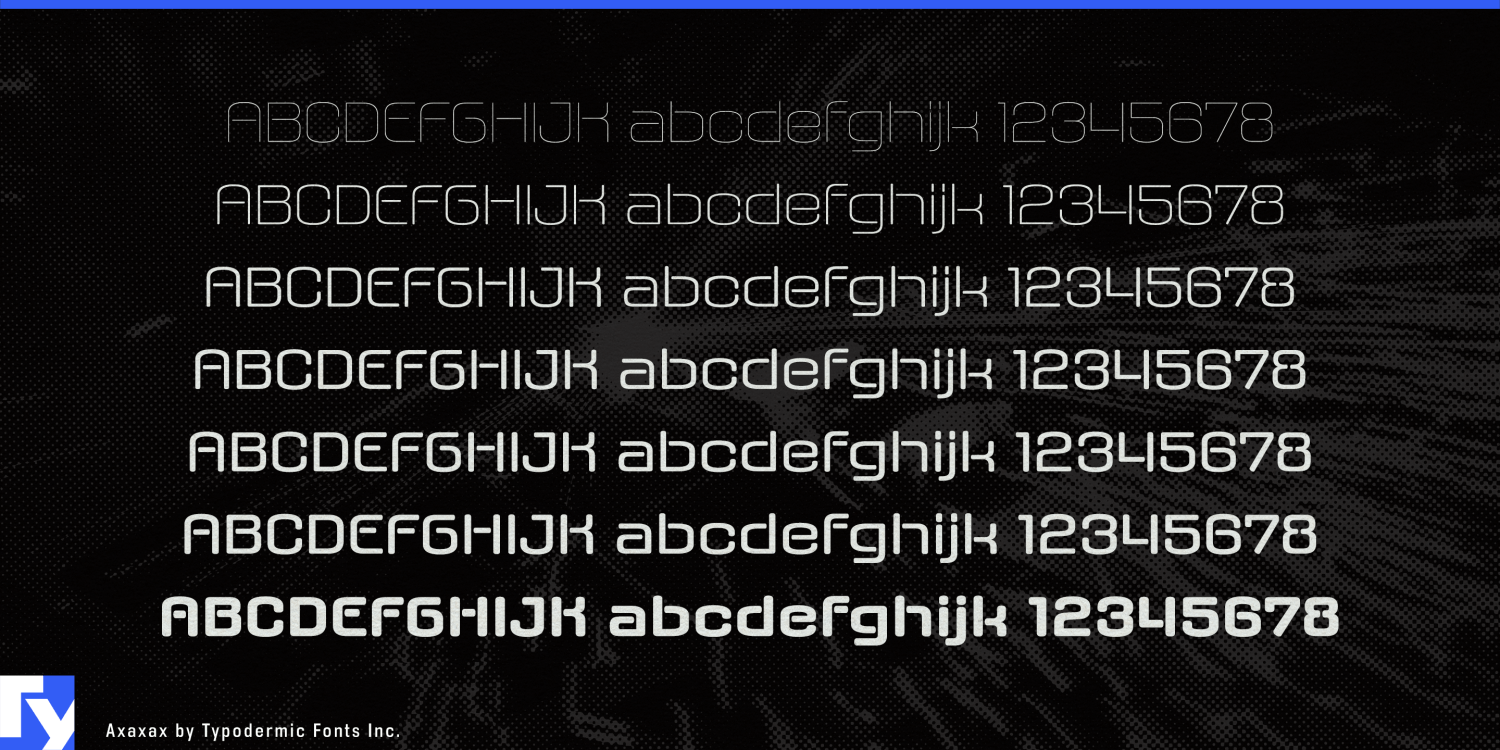 Axaxax Font Poster #1