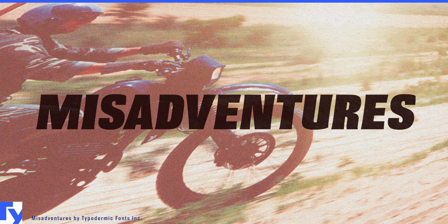 Misadventures Font Poster #1