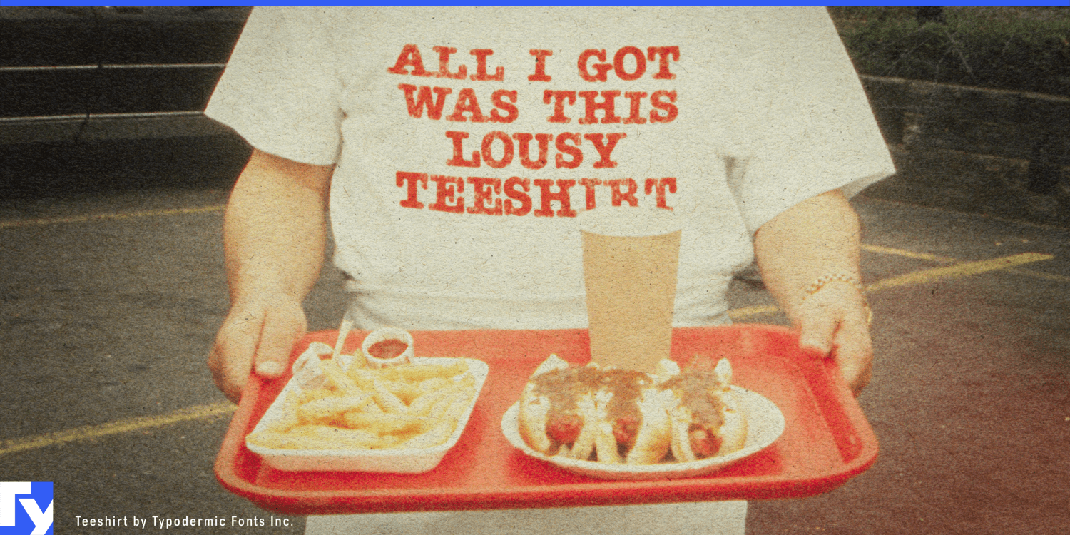 Teeshirt Font Poster #1