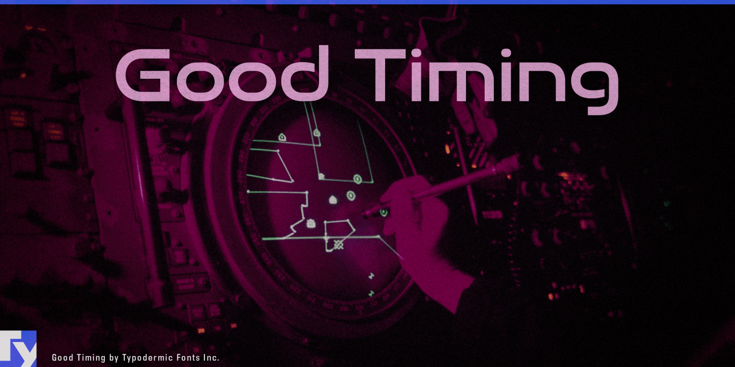 Good Timing Font Poster #1