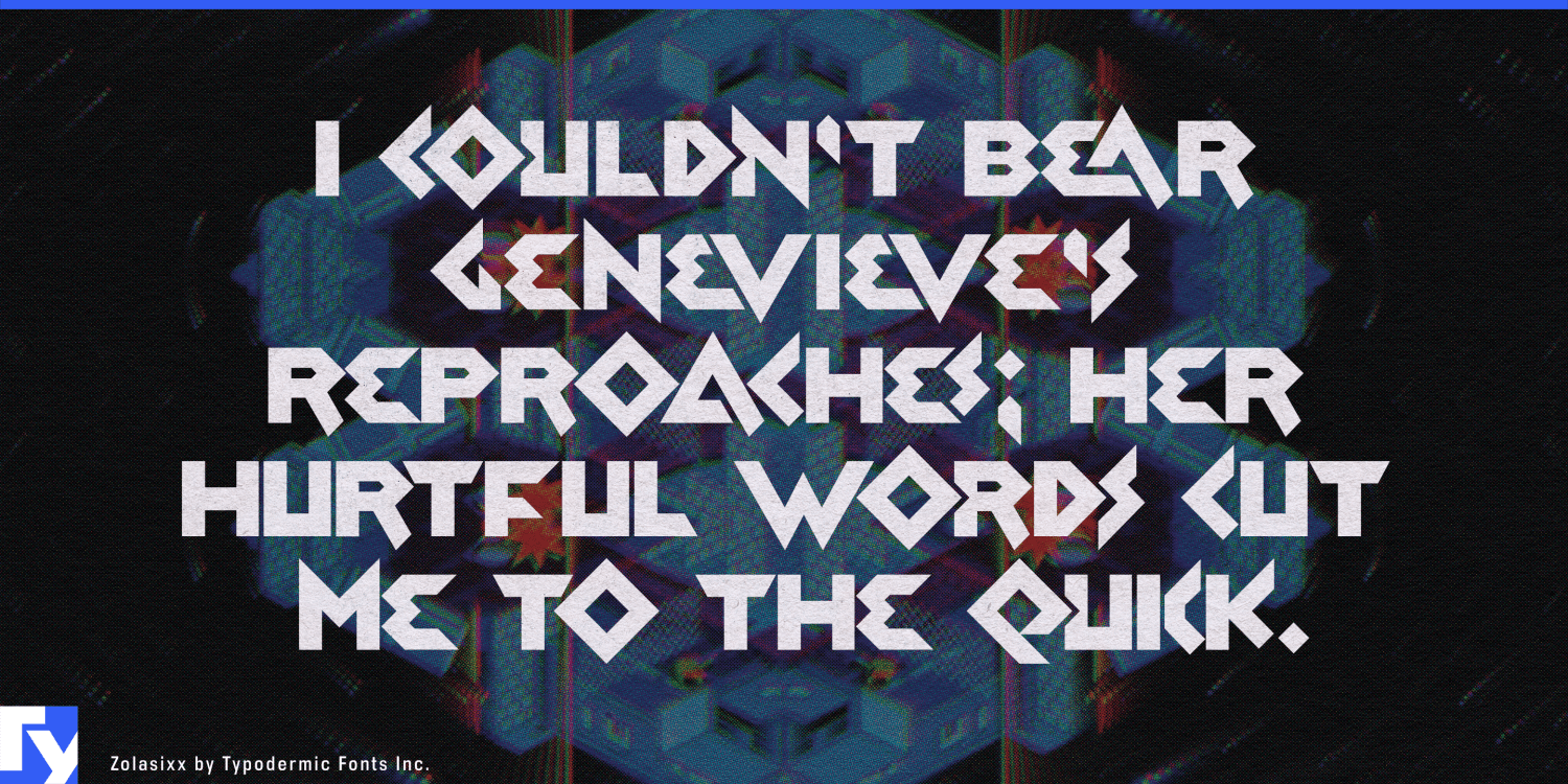 Zolasixx Font Poster #1