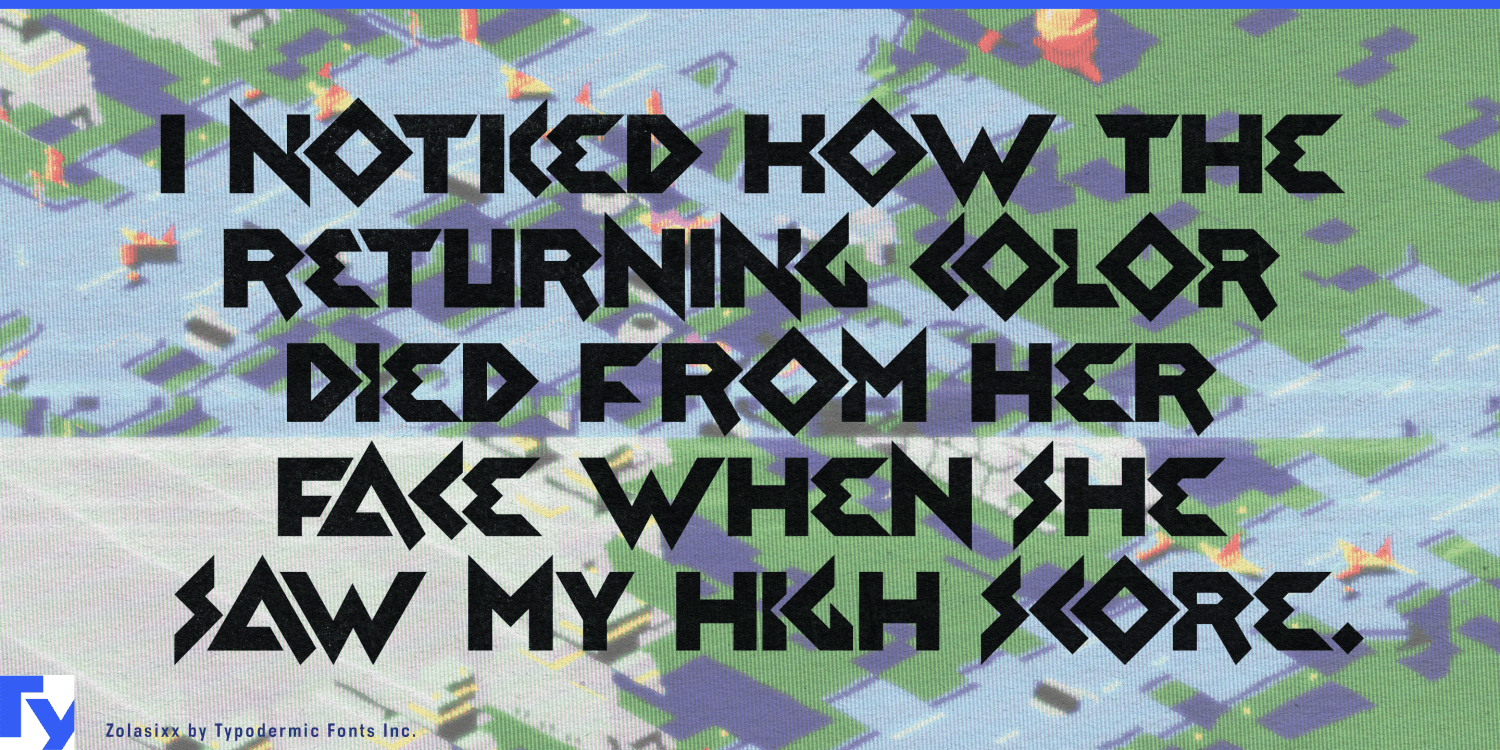 Zolasixx Font Poster #1