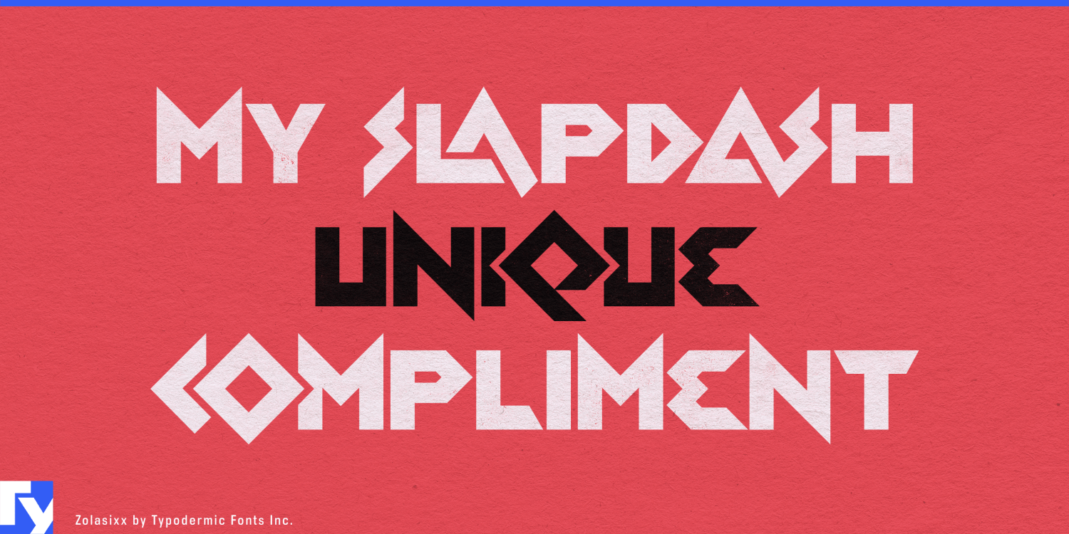 Zolasixx Font Poster #1