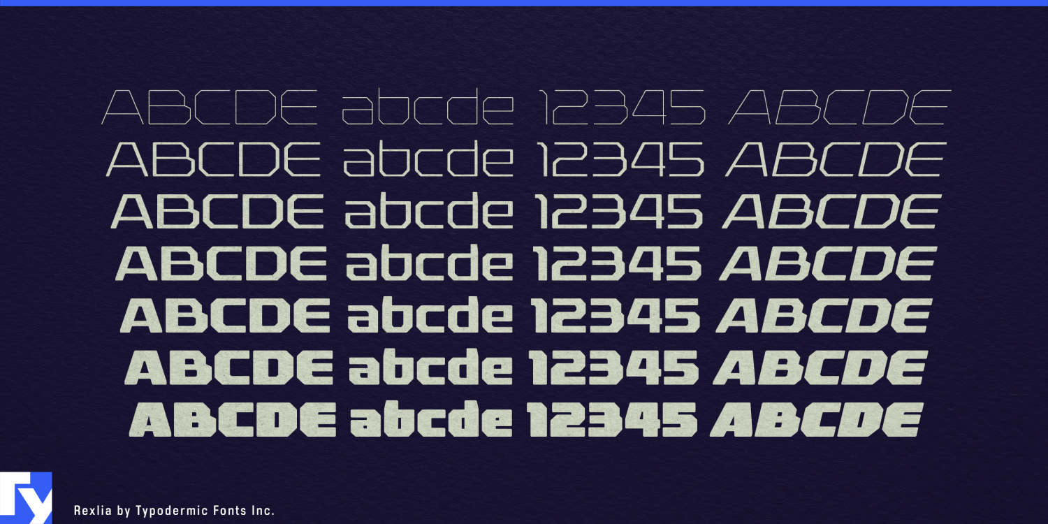 Rexlia Font Poster #1