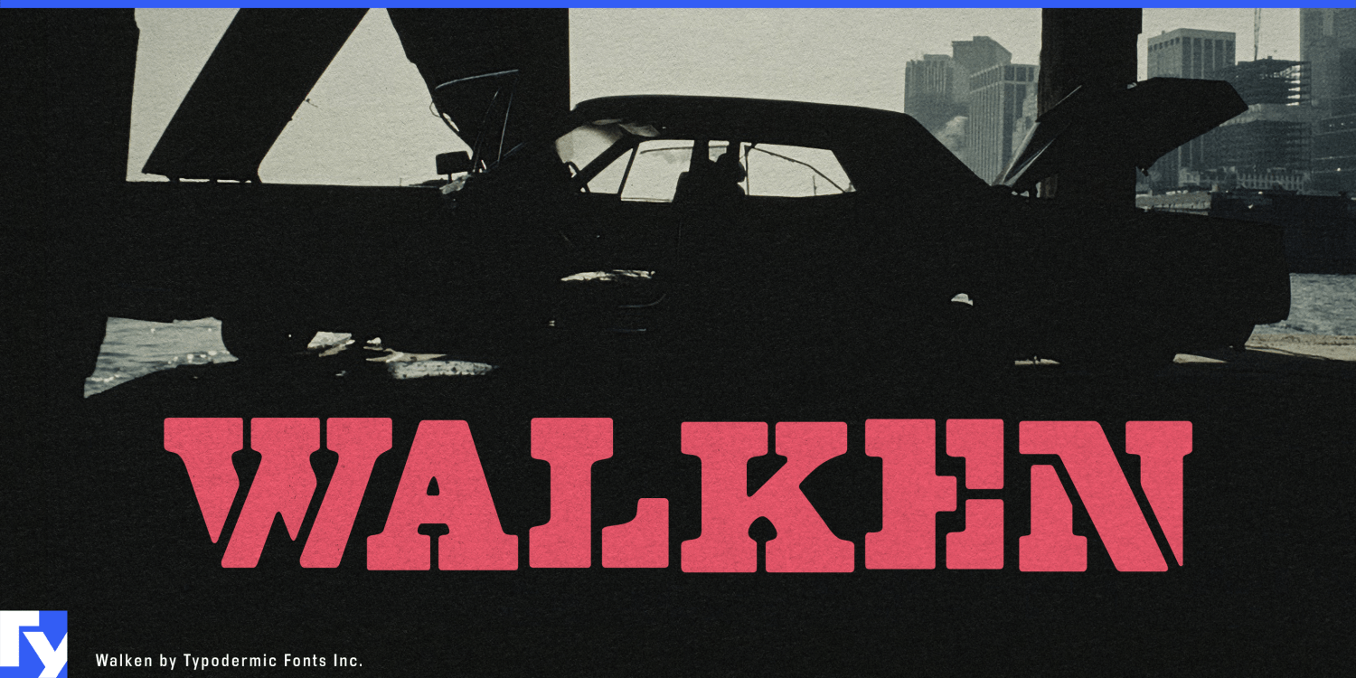 Walken Font Poster #1