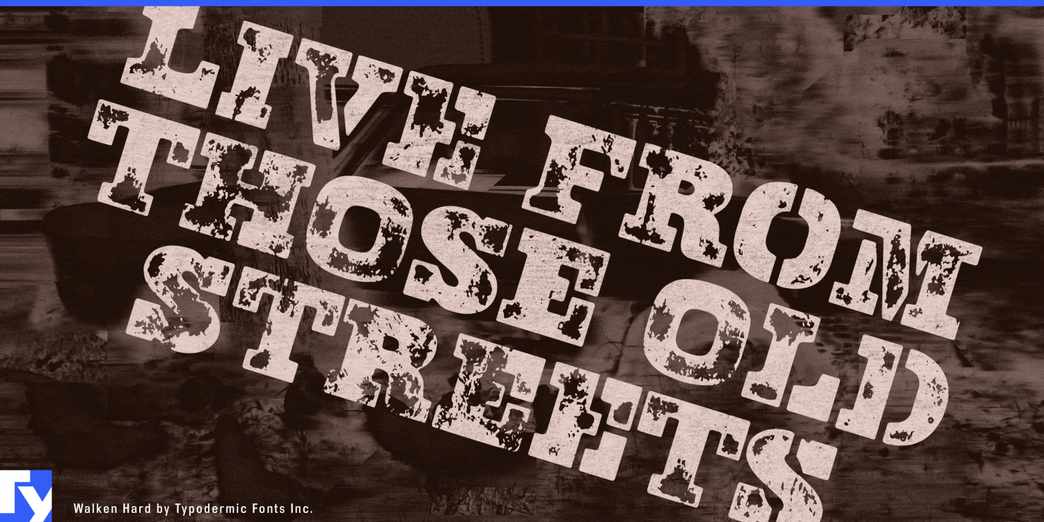 Walken Font Poster #1