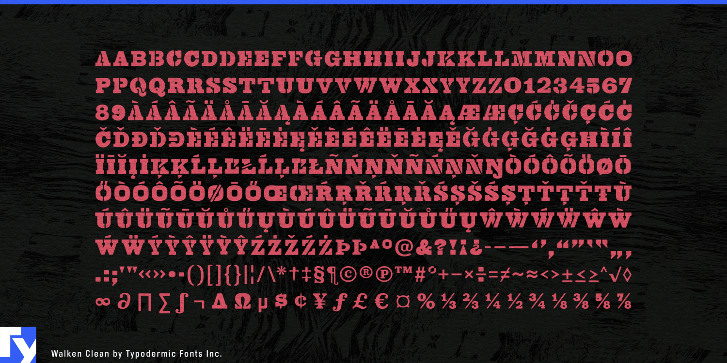 Walken Font Poster #1