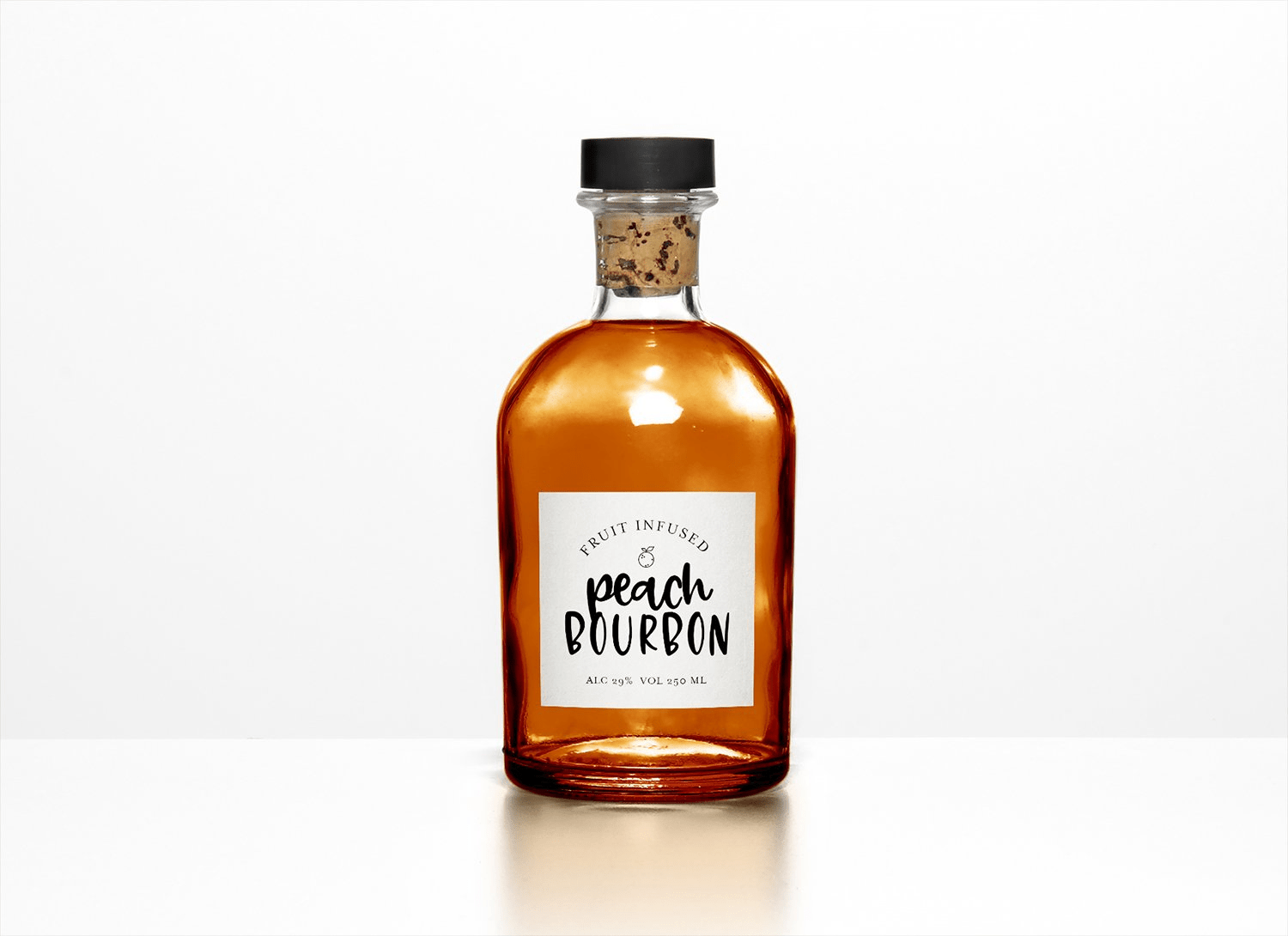 Peach Bourbon Font Poster #7
