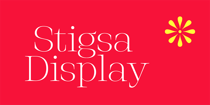 Stigsa Display Font Family