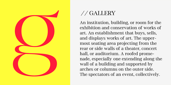 Stigsa Display Font Poster #1