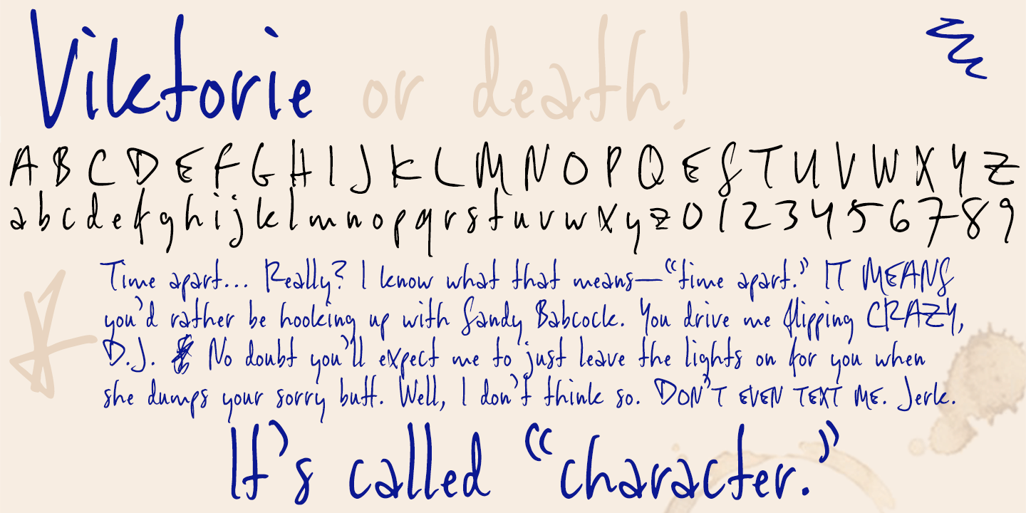 Viktorie Font Poster #1