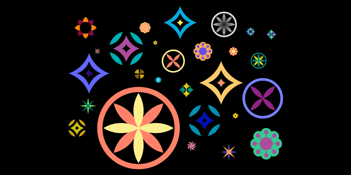 Poeta Color Font Poster #1