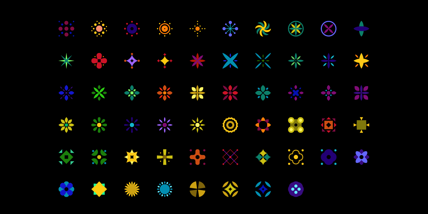 Poeta Color Font Poster #1