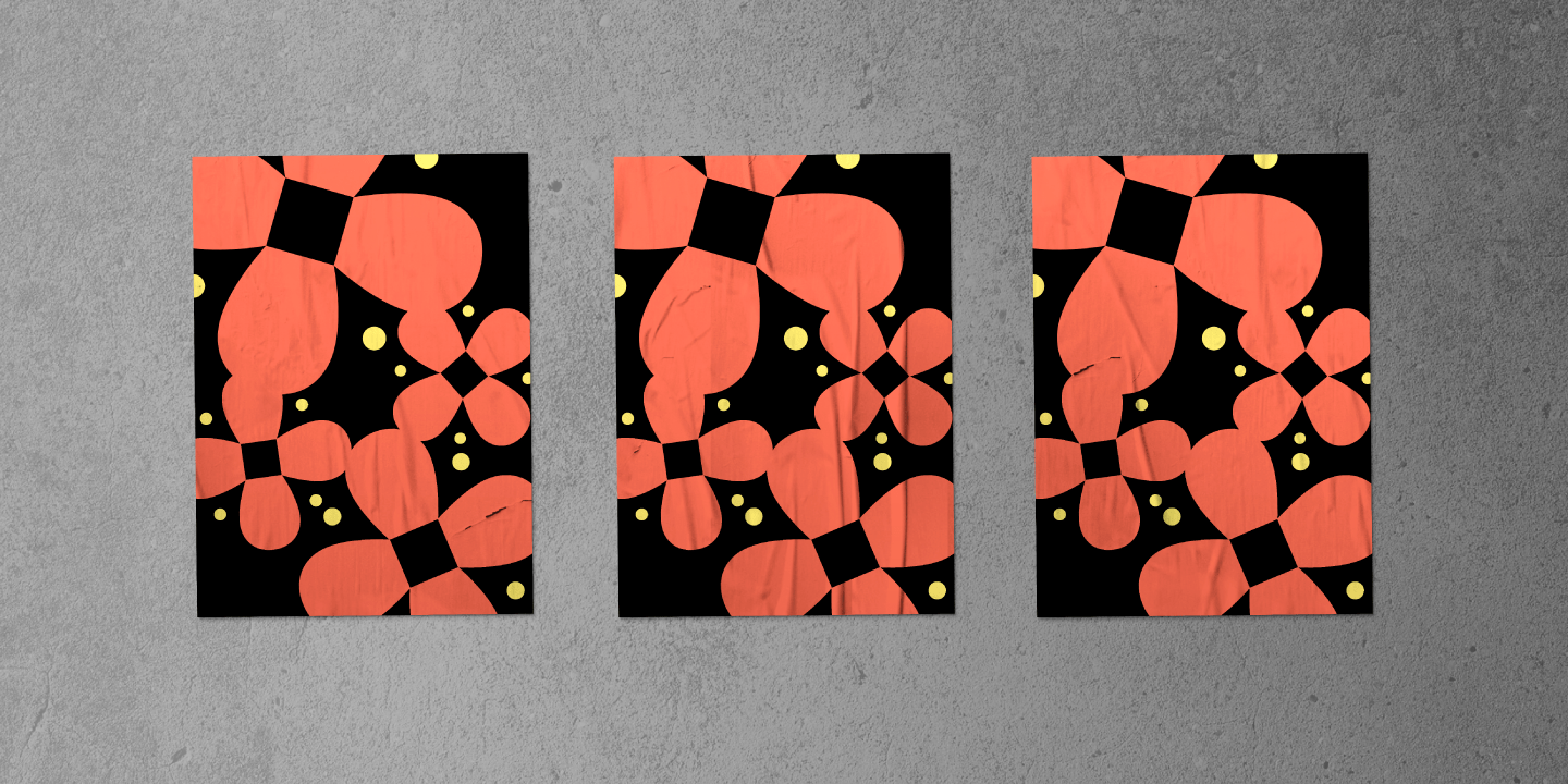 Poeta Color Font Poster #1