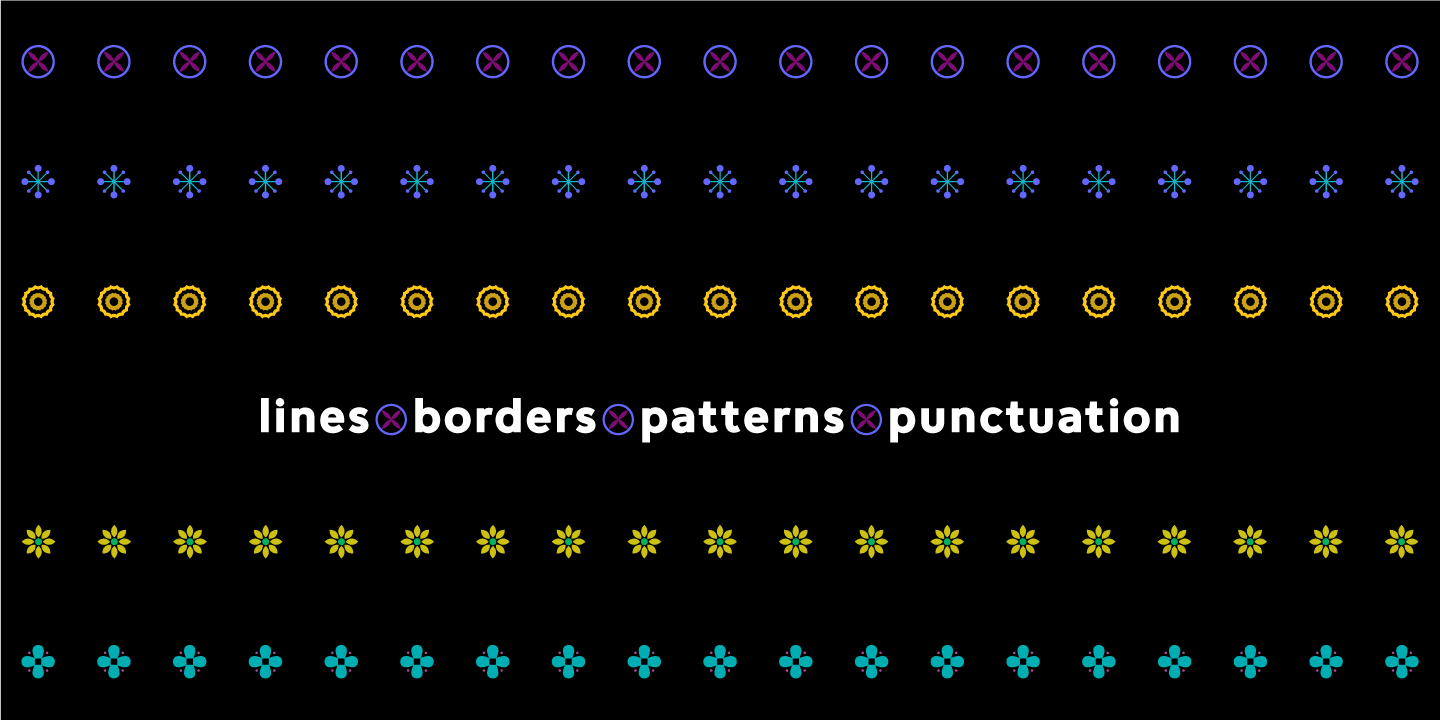Poeta Color Font Poster #1
