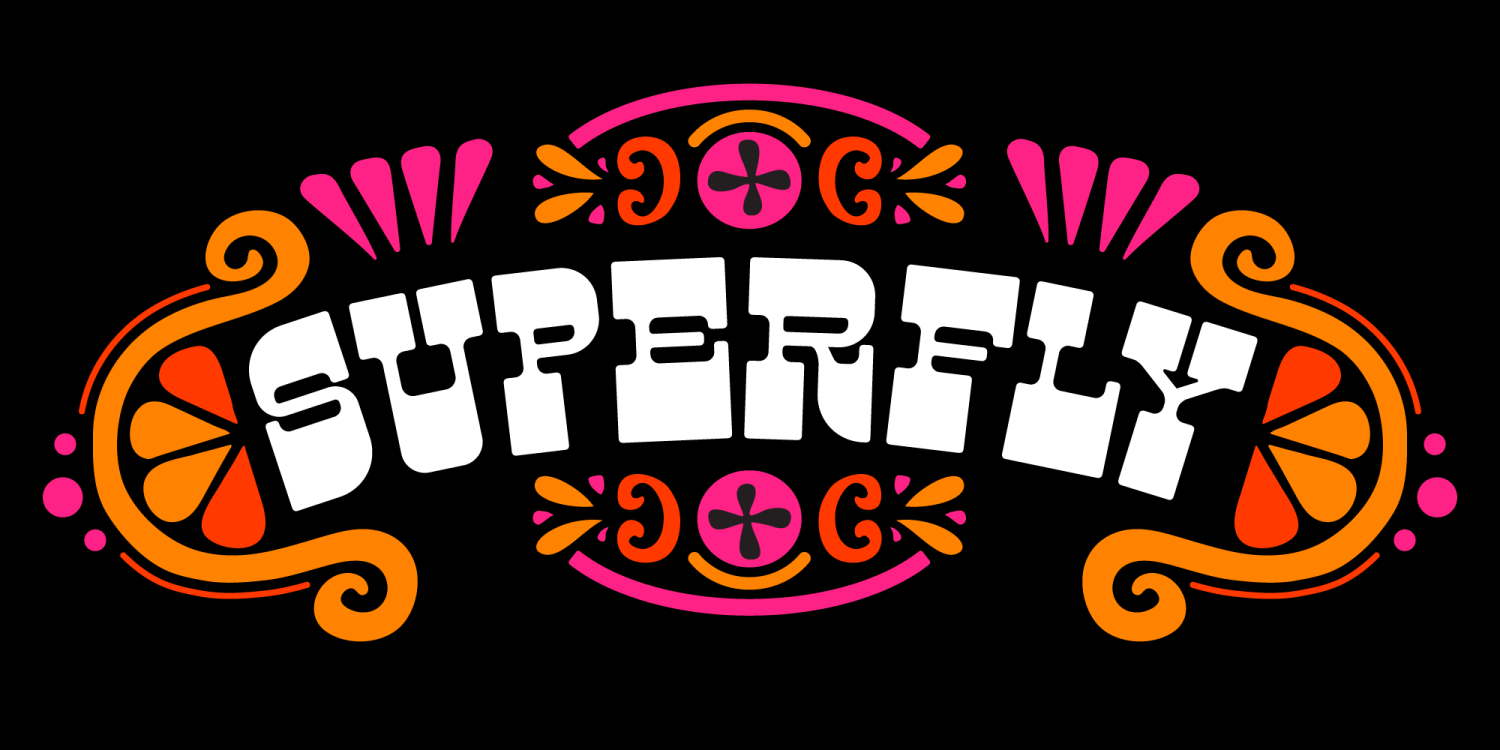Superfly Font Poster #1