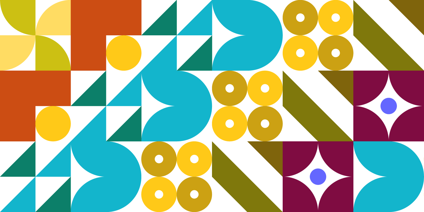 FormPattern Color Two Font Poster #1