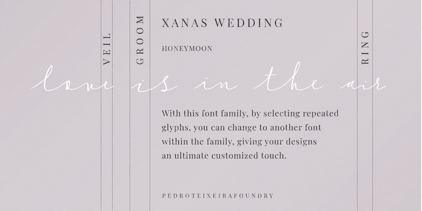 Xanas Wedding Font Poster #1