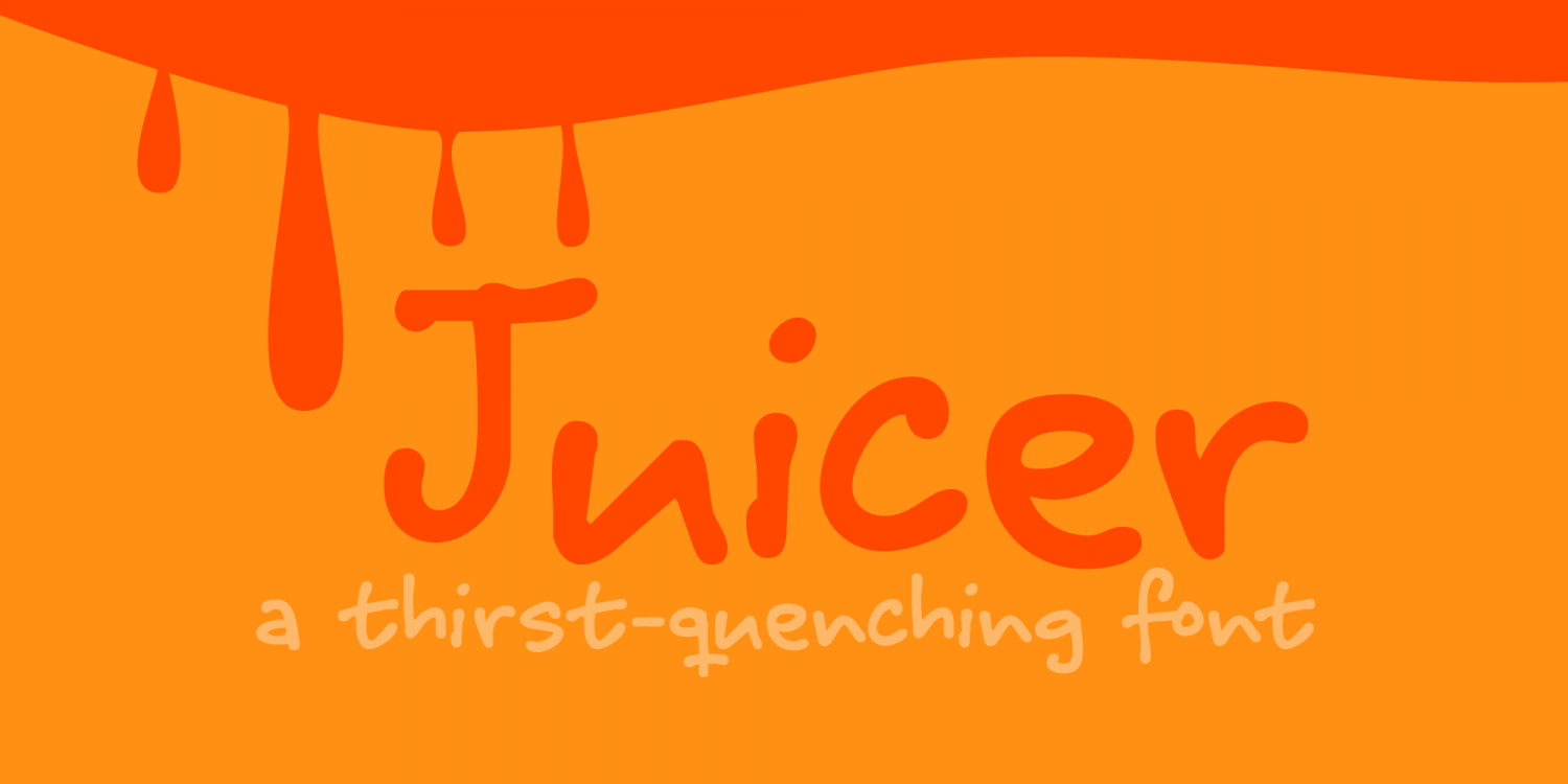 Juicer Font Poster #1