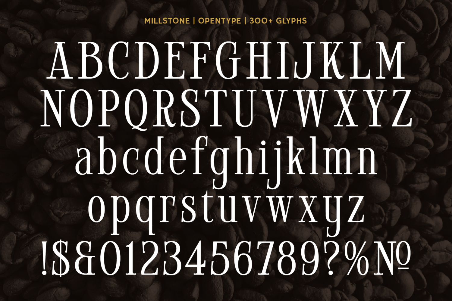 Millstone Font Poster #1