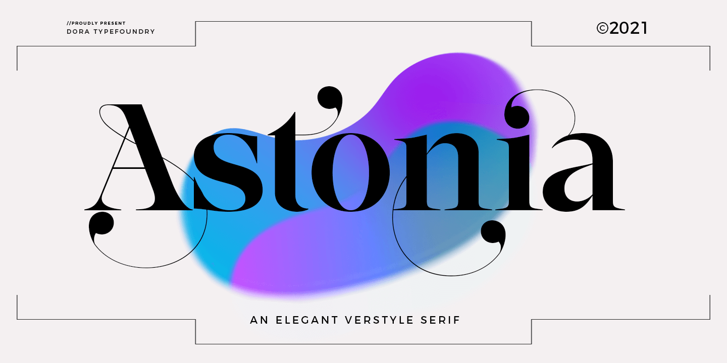 Astonia Font Poster #1