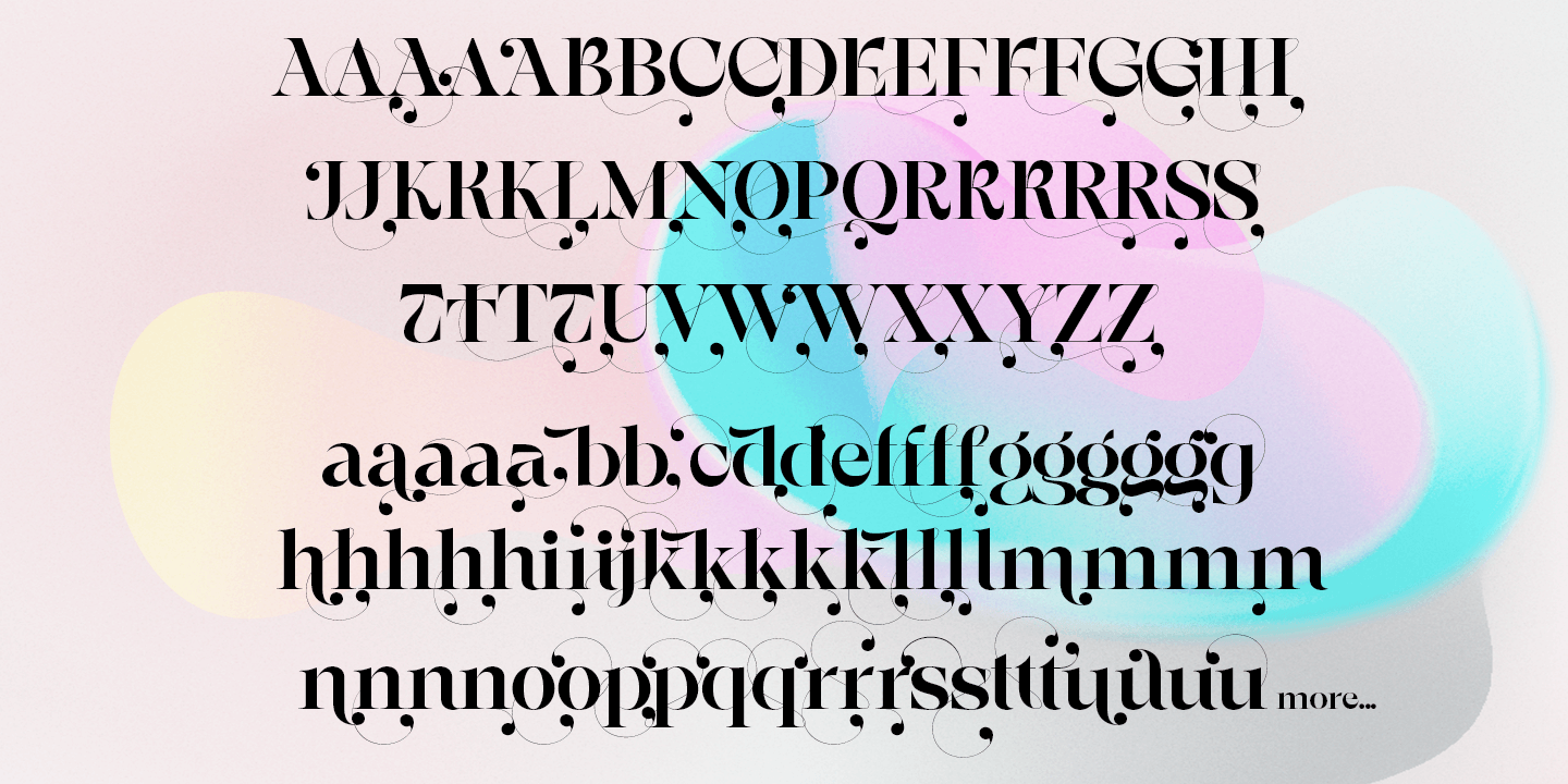 Astonia Font Poster #1