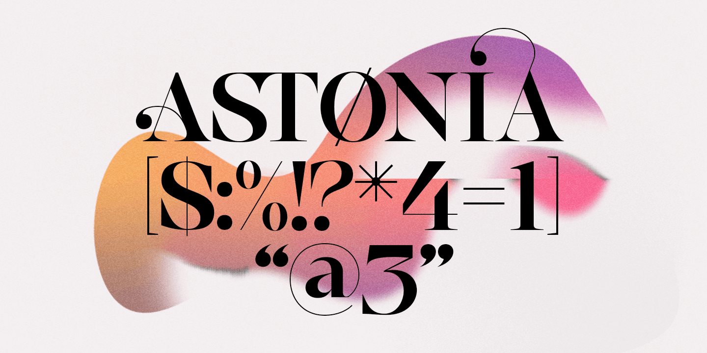 Astonia Font Poster #1