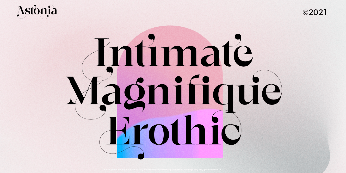 Astonia Font Poster #1