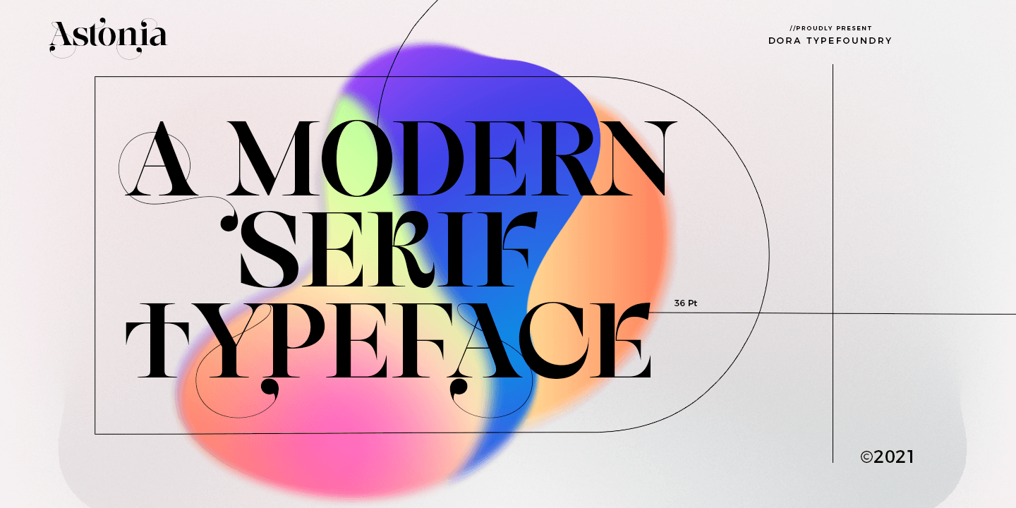 Astonia Font Poster #1