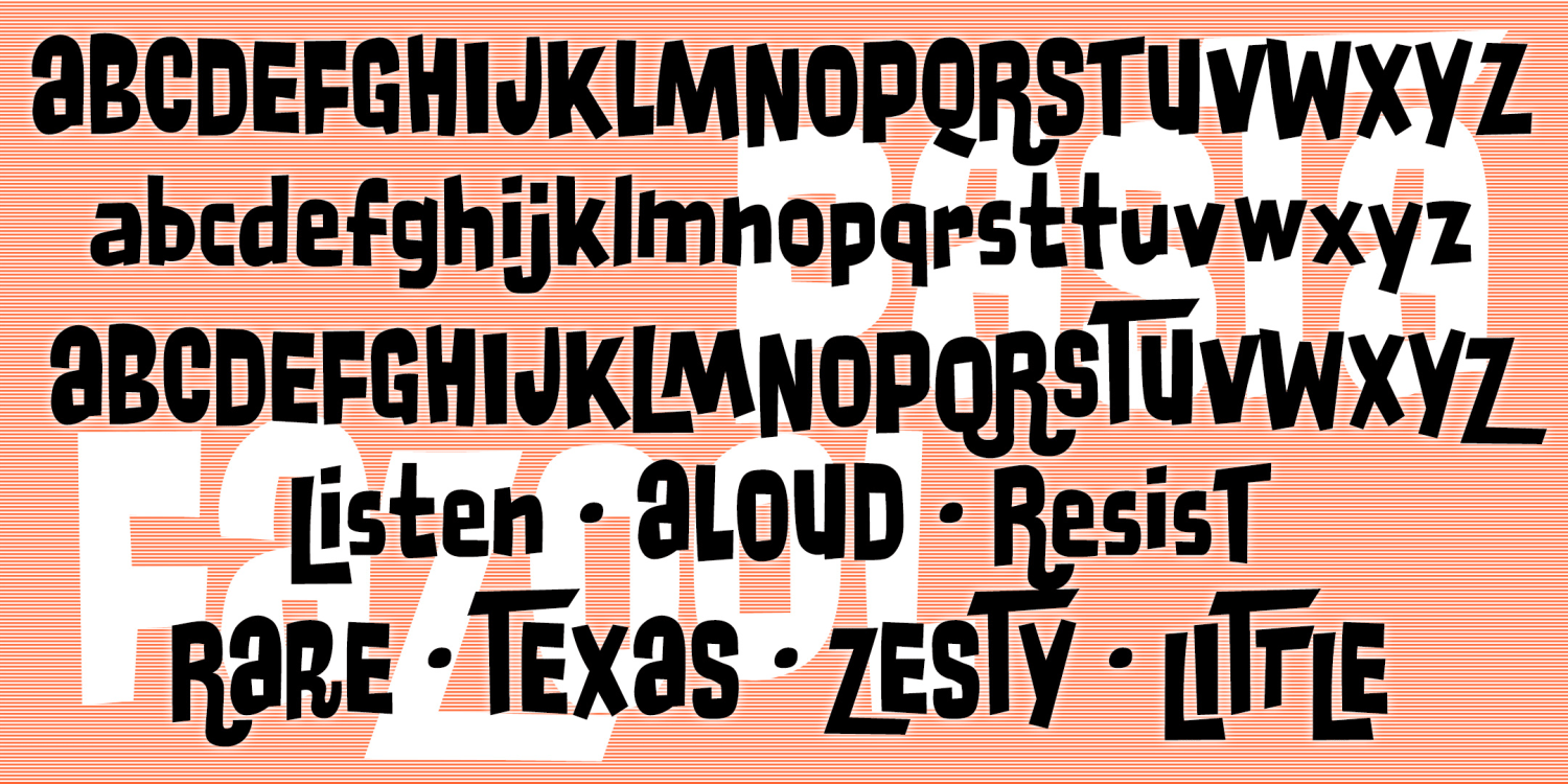 Pasta Fazool Font Family Poster
