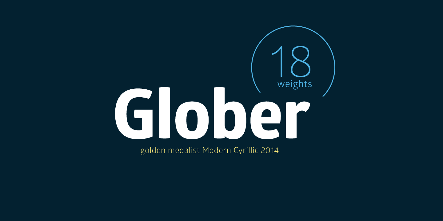 Glober Font Poster #1
