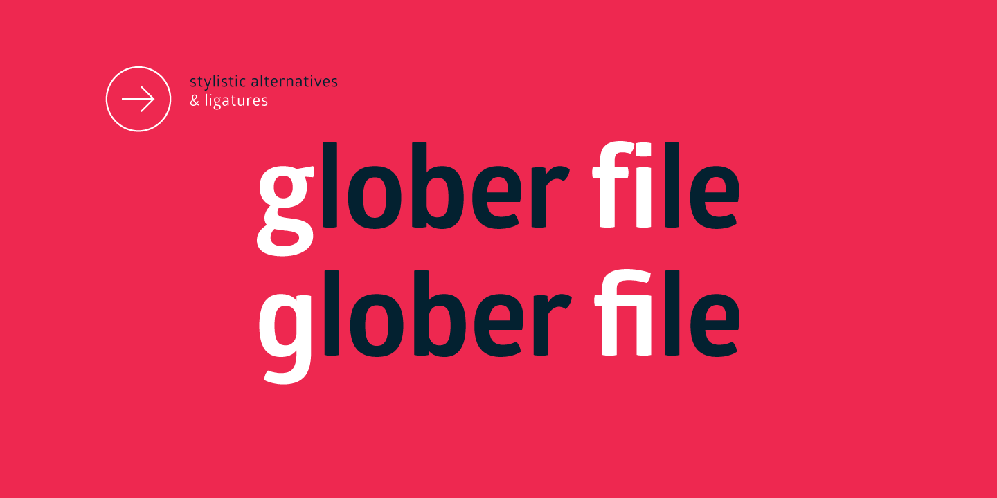 Glober Font Poster #1
