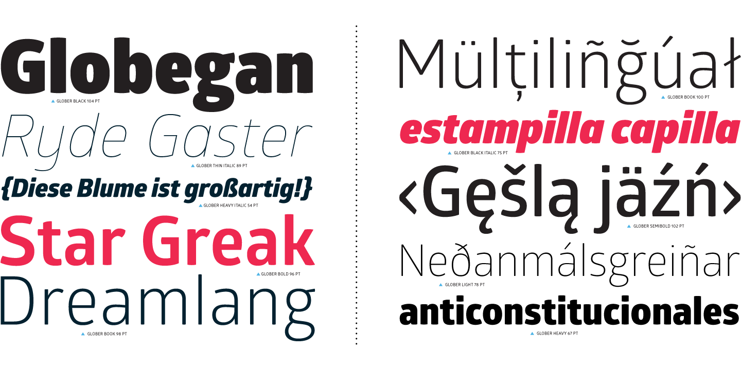 Glober Font Poster #1