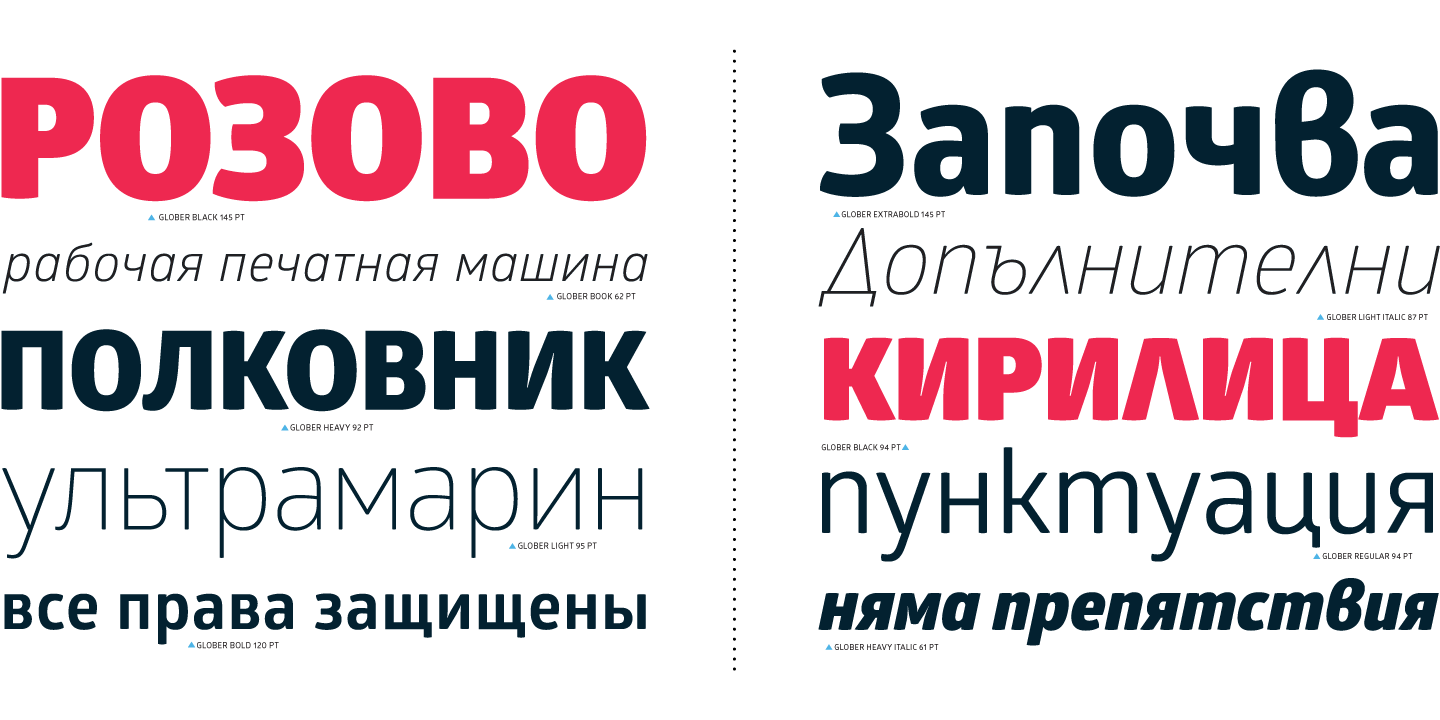 Glober Font Poster #1