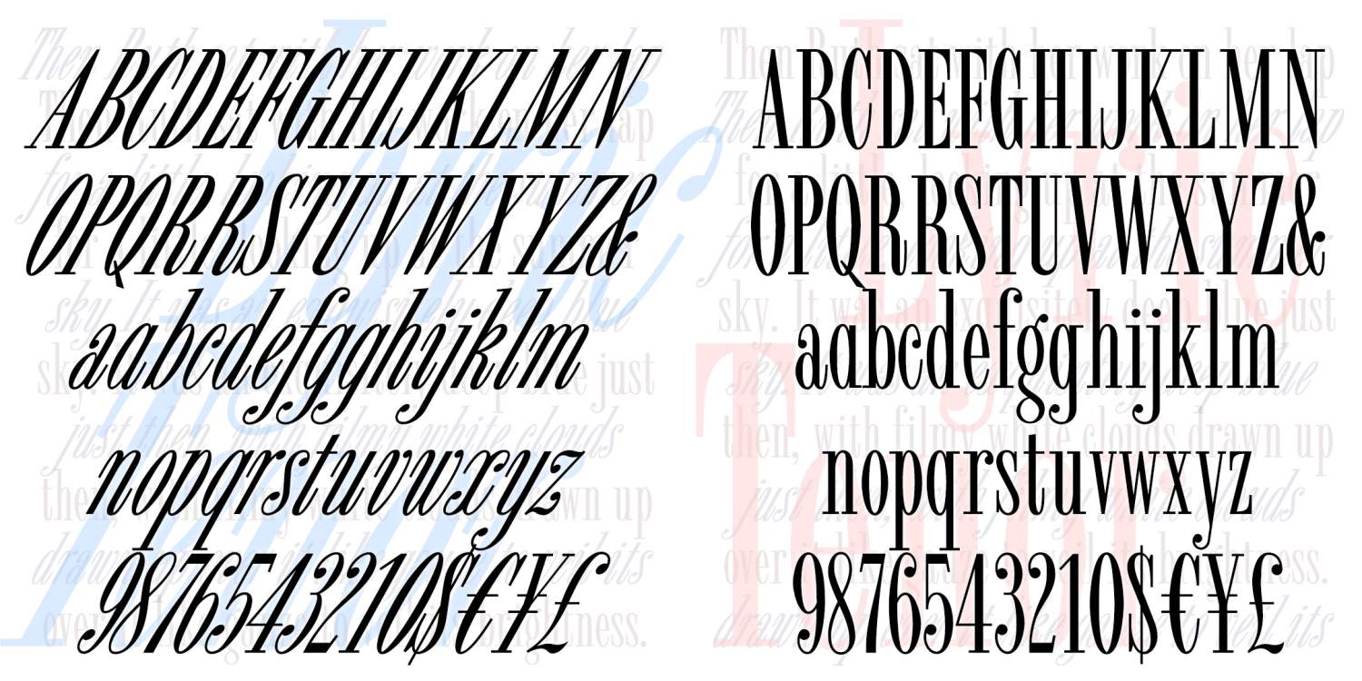 Lyric Tenor Font Family Poster
