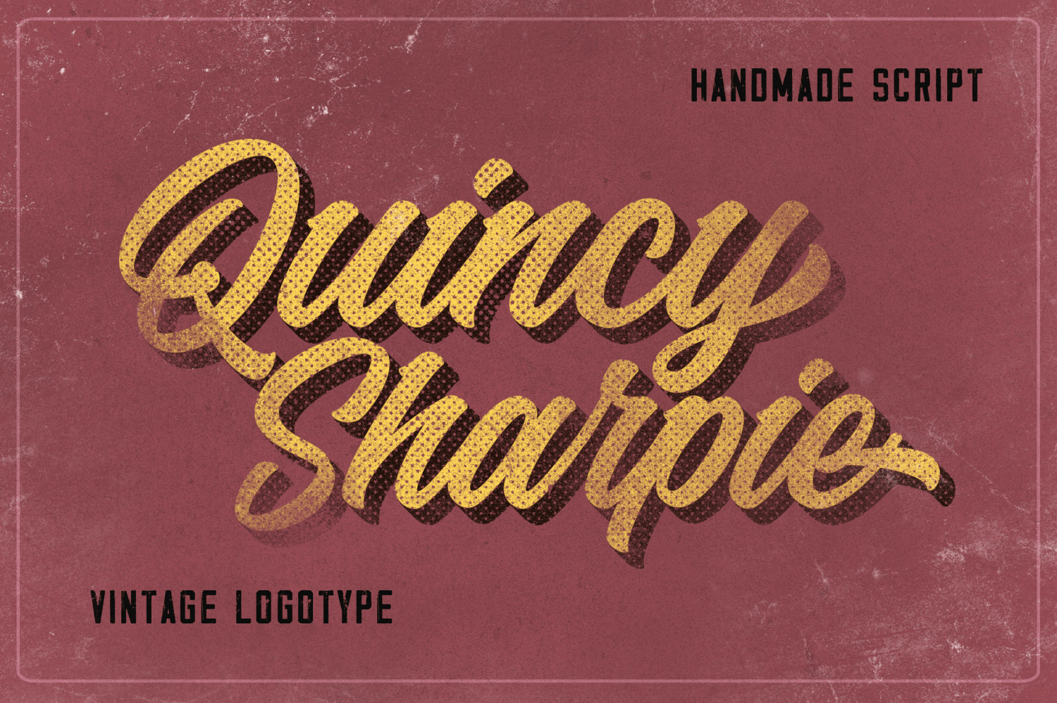 Quicken Font Poster #1