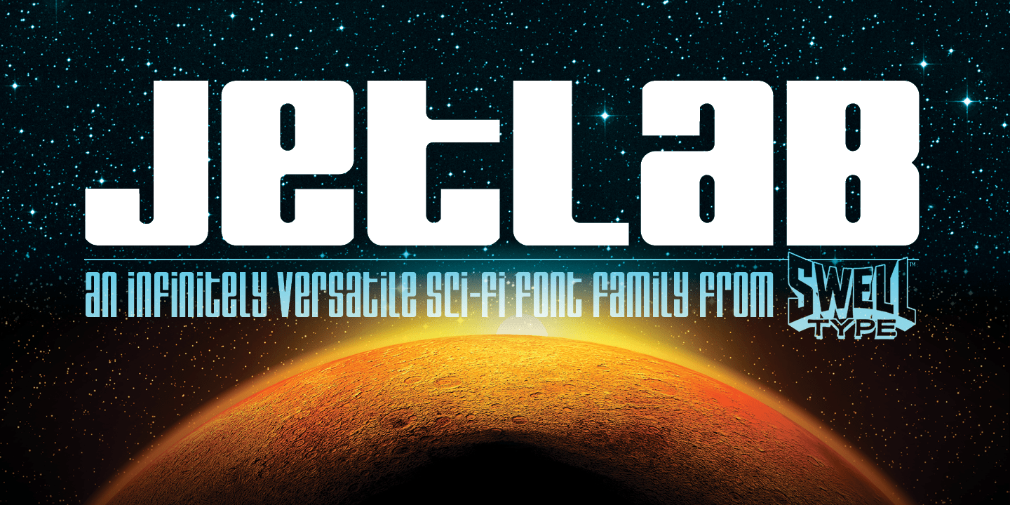 Jetlab Font Poster #1
