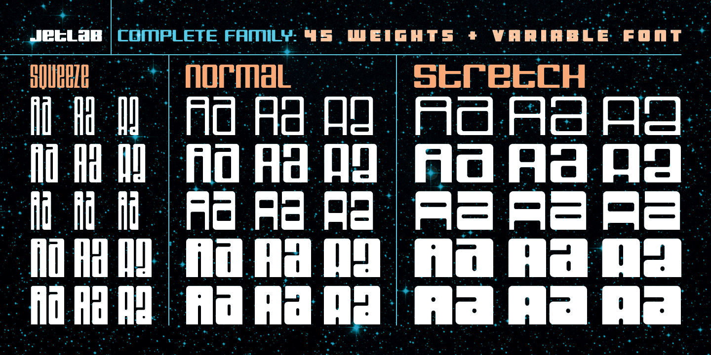 Jetlab Font Poster #1