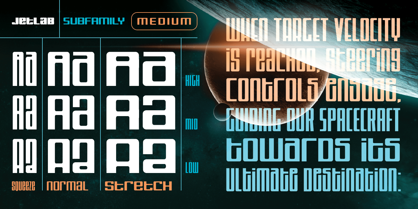 Jetlab Font Poster #1