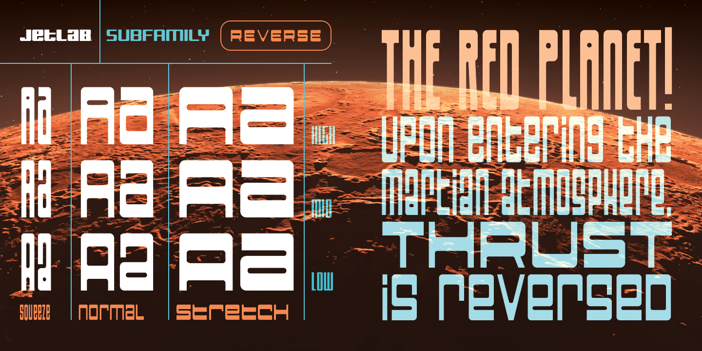 Jetlab Font Poster #1