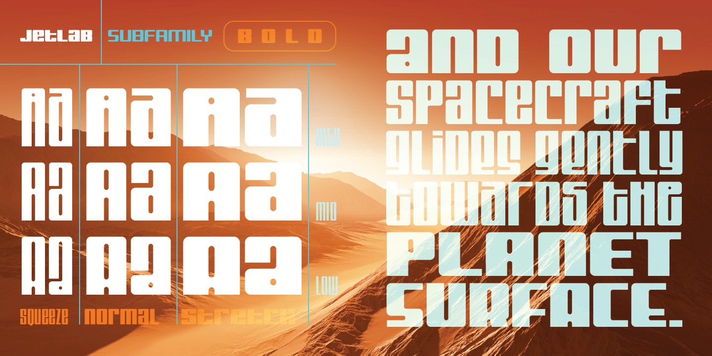 Jetlab Font Poster #1