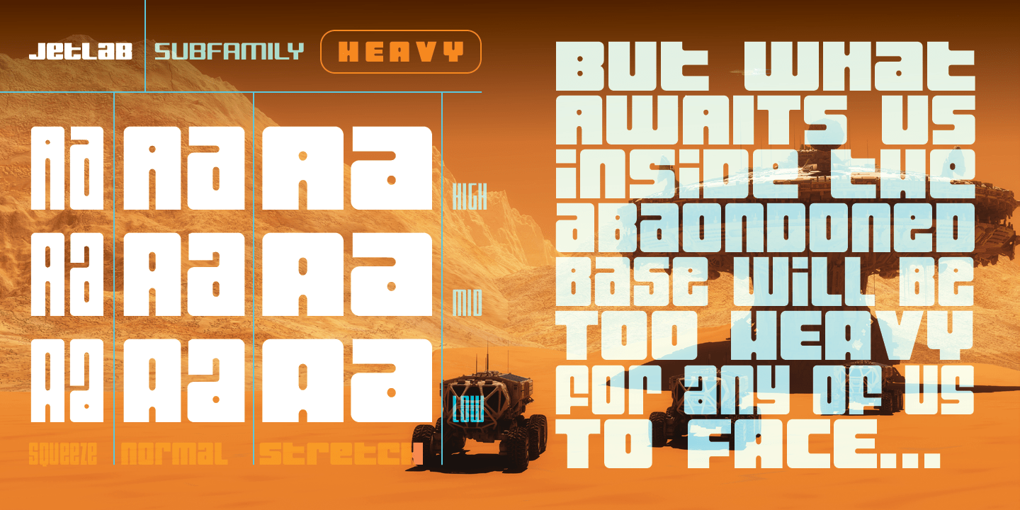 Jetlab Font Poster #1