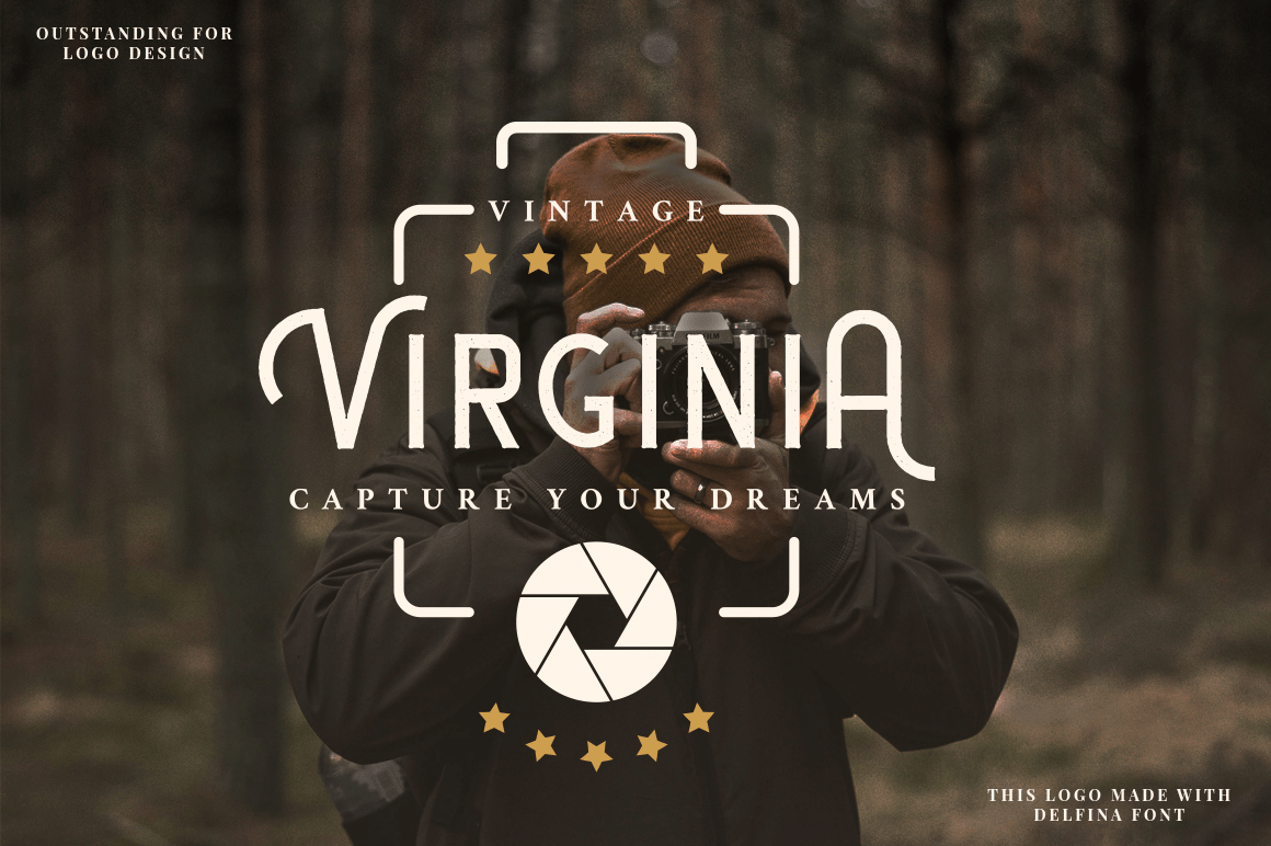 Delfina Font Poster #1