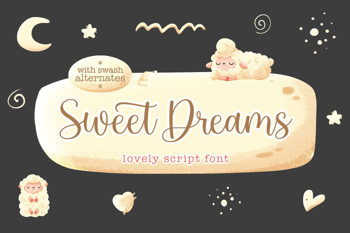 Sweet Dreams Font Poster #1